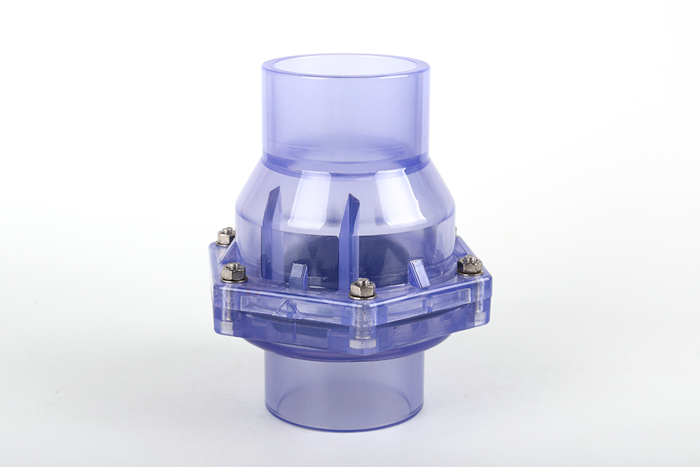 万安透明翻板式止回阀